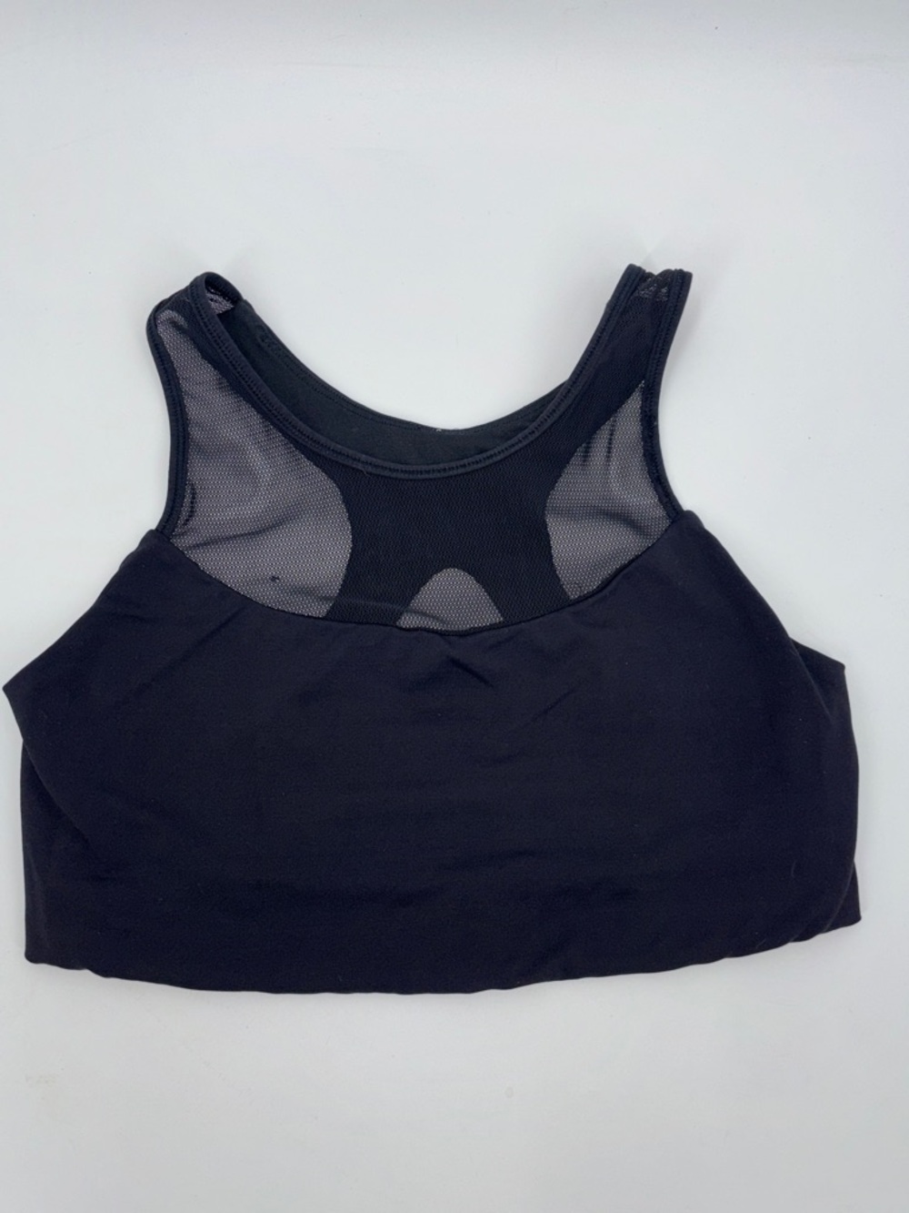 lululemon athletica Black Mesh-Back Sports Bralette